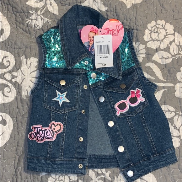 jojo siwa denim vest